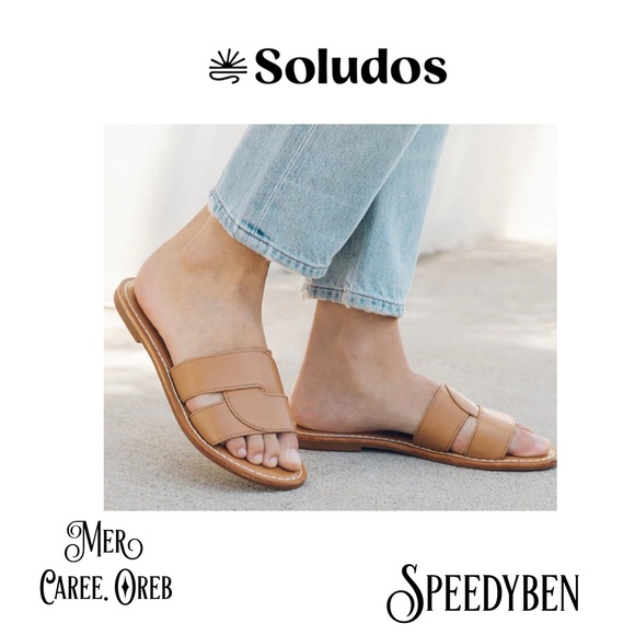 Soludos Shoes - Soludos Shea Interlocking Sandals Camel Size 6 NIB